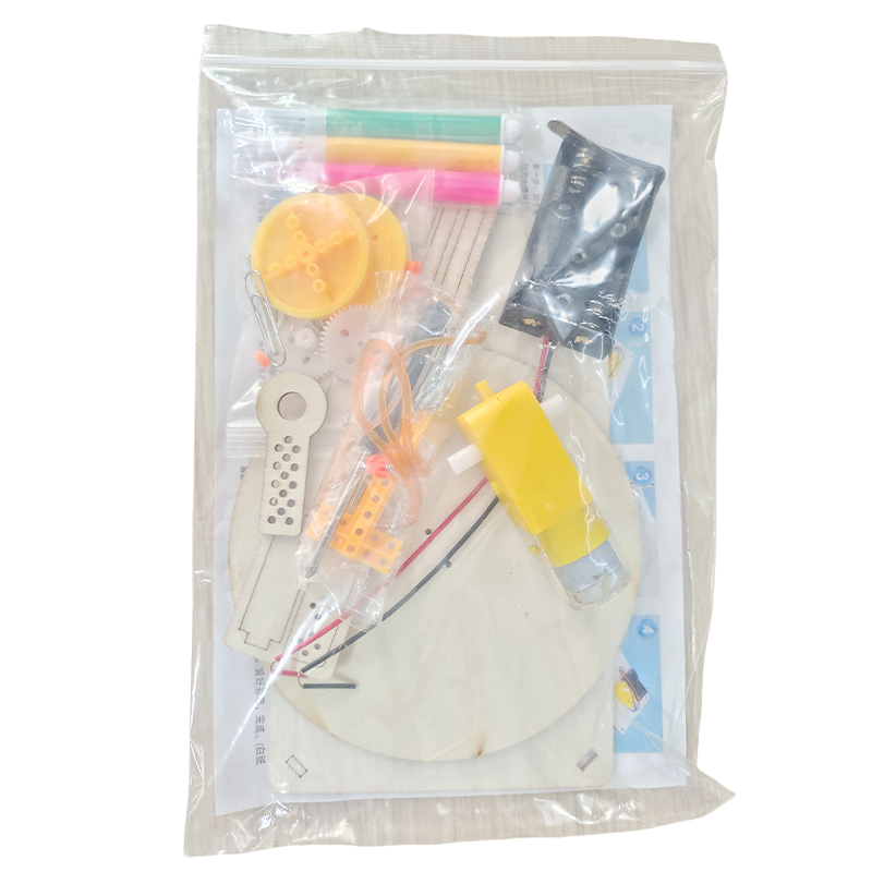 Plotter eléctrico de madera DIY, Robot de dibujo STEM, modelo para niños, pintura automática, Kits electrónicos de ciencia, experimento