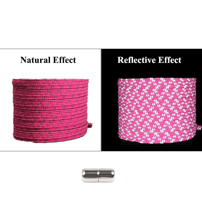 1 Paar Lichtgevende Schoenveters Platte Sneakers Canvas Veters Glow In De Donkere Nacht Kleur Fluorescerende Shoelace100cm Sport Schoenveters: rose red