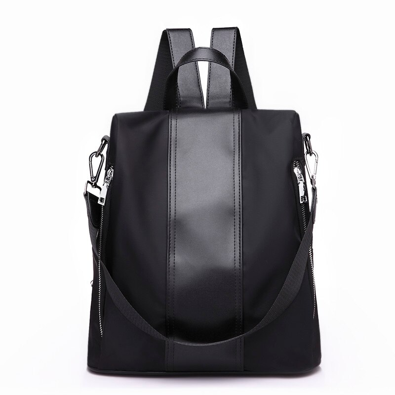 Anti-diefstal Schooltas voor Meisjes Multifunctionele Waterdichte vrouwen Rugzak: Black