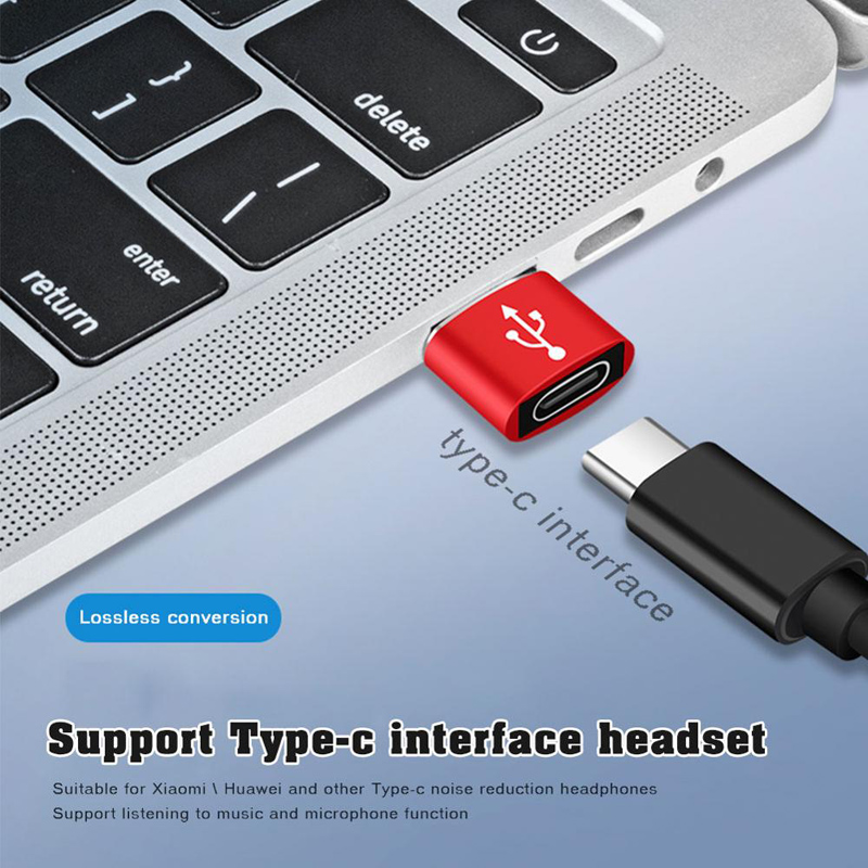 Adapter Mini Type-C na USB 3.0 Type A do iPhone Xiaomi 11 10 10T Pro Ultra Akcesoria Adapter kabla konwertera danych typu C