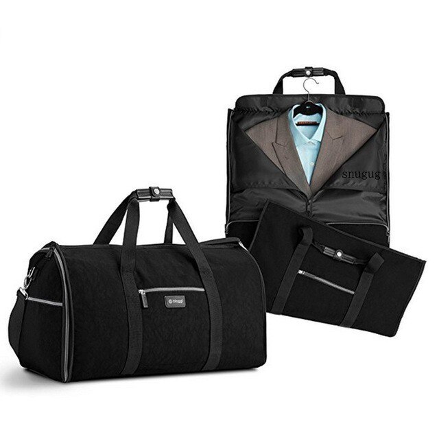 Zaken Mannen Reizen Handtas Bagage Tassen Waterdicht Grote Pak Plunjezak Multifunctionele Draagbare Reizen Opslag Schoudertas: 420D Nylon Black