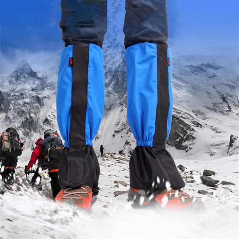 Impermeable protector para calzado de ciclismo hombres mujeres niños botas de esquí polainas de nieve al aire libre senderismo Trekking escalada esquí pierna Legging polainas