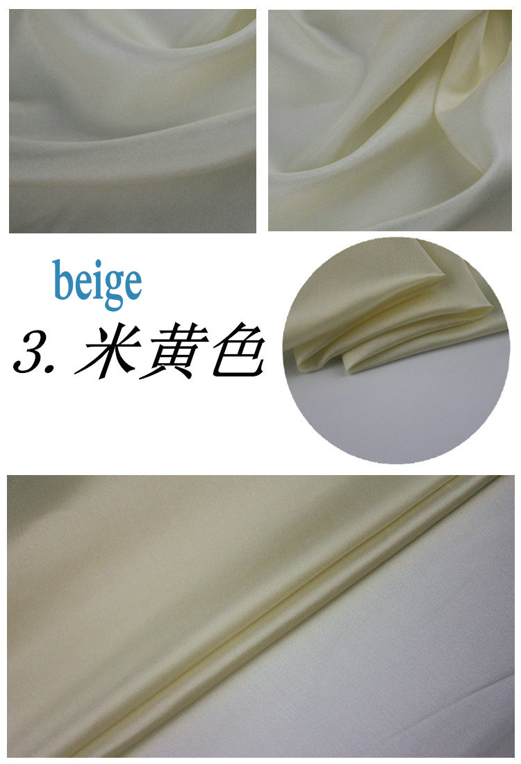 100% zijde habutai stof gebruik habotai zijden voering 8 m/m habutai breedte 110 cm H1BS15: 3 beige