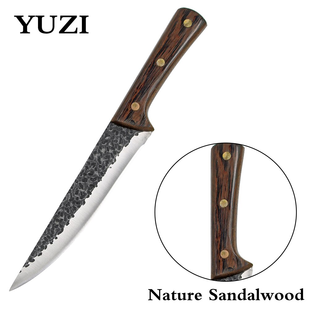 Butcher Kitchen Knives Set Handmade Forged Stainless Steel Chef Knife High Carbon Cleaver Boning Knife Meat Cutter with Cover