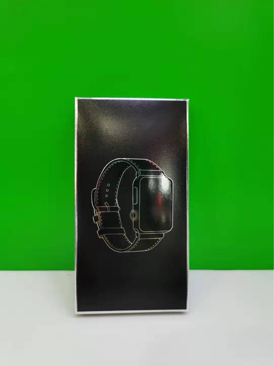 Caja de reloj para apple Watch, banda de 38mm, 42mm, paquete al por menor para iwatch, correa de Caja expositor de relojes, 10 Uds.: 10pc black