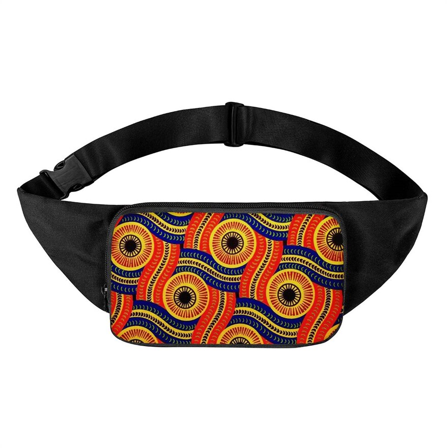 Forudesigns styl Ankara afrykański Dashiki Design Lady piterek moda podróż pieniądze telefon skrzynia bananowa torba dla kobiet torba Wasit: YQ5468Z
