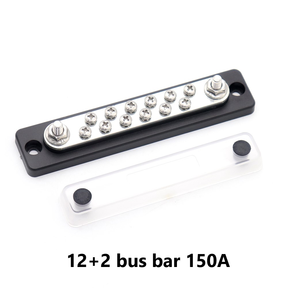 Bus Bar Power Distribution Block Terminal Block Automotive Truck Marine Vehicle with Clear Transparent Cover RV 48V 100 150 Amp: 07