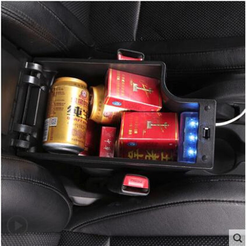 Til ford focus 2 mk2 armlæn kasse central butik indhold opbevarings kasse ford fokus armlæn kasse