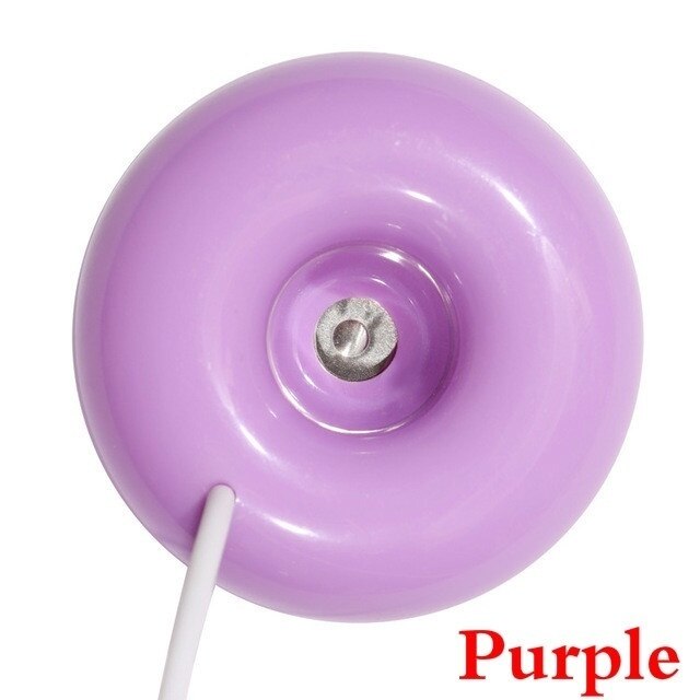 Mini Portable Donuts USB Air Humidifier Purifier Aroma Diffuser Steam Safe Use for Home Atomizer Aromatherapy: Purple 