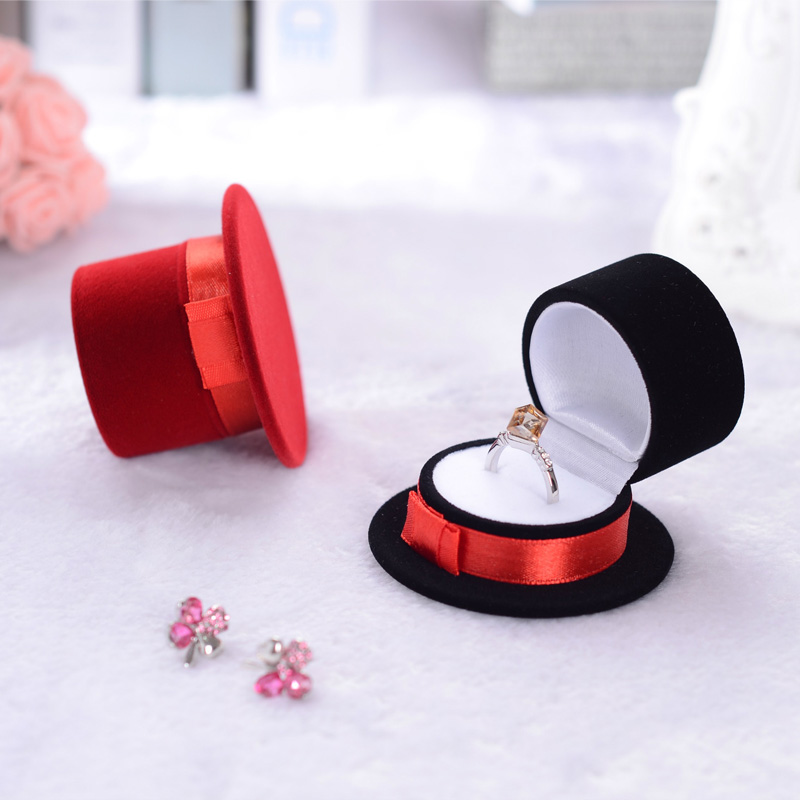 Kasseholder smykker tilbehør mini kasser halskæde øreringe ring forlovelsesring kasse bryllupsfest indretning