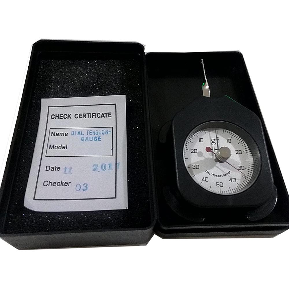 Double Pointers Tensiometer with Peak-hold 100g Dial Tension Meter Tester