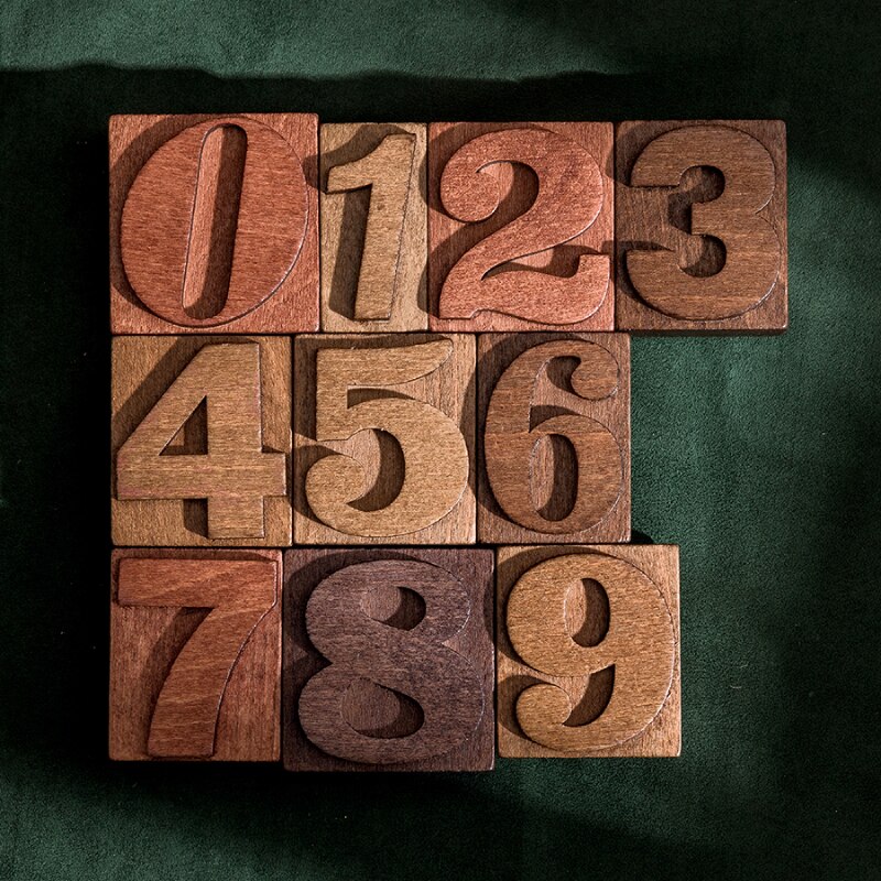 Vintage Grund Digitalen Symbol dekoration Holz stempel Set für scrapbooking album DIY handwerk dekoration stempel
