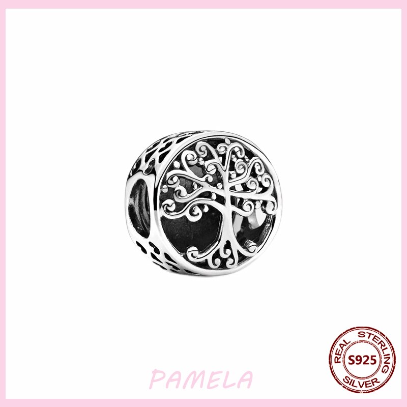 Pamela 925 Sterling silber durchbrochene runde Reize-perlen zum selbermachen für originelle anhänger-armbänder und schmuck für damen: Ybt 189