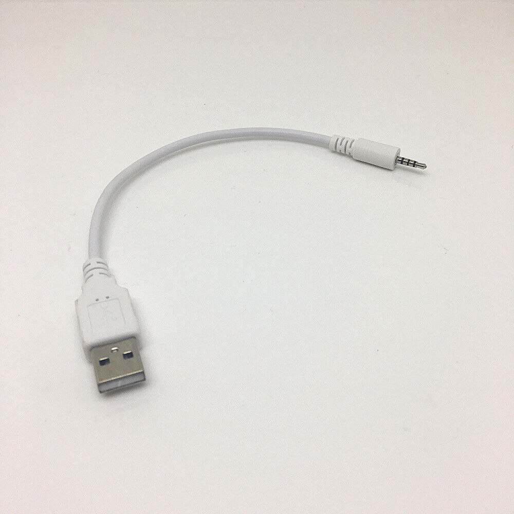 Usb ladekabel til jbl synchros  s700 s400bt e40bt e50bt j56bt hovedtelefoner 2.5mm- trrs: Hvid