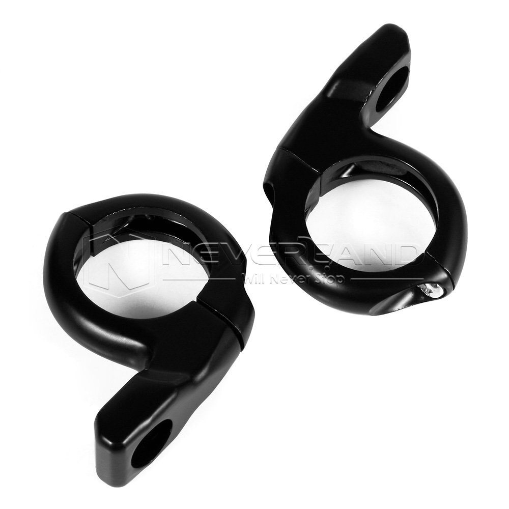 Aluminium moto 1 pouce 25mm clignotant lumière guidon support de montage pince-On rétroviseur adaptateur de montage