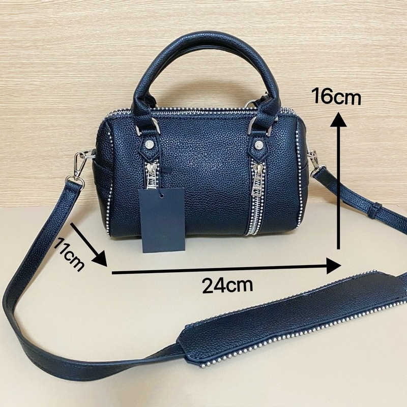 Black Women Handbag Retro Single-shoulder Wing Bag Luxurious Casual Ladies Crossbody Bag