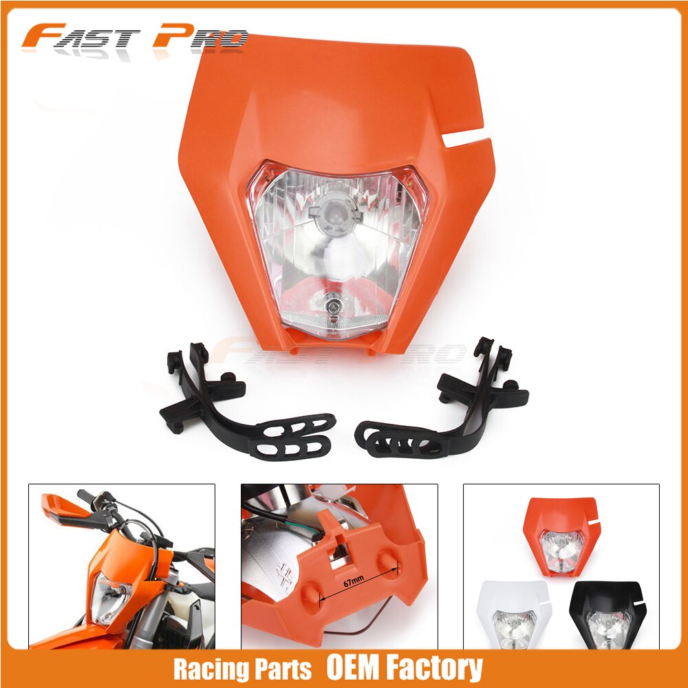 De la motocicleta Universal faros faro delantero para KTM EXC EXCF SX SXF XC XCF XCW XCFW 125, 150, 200, 250, 350, 450, 530