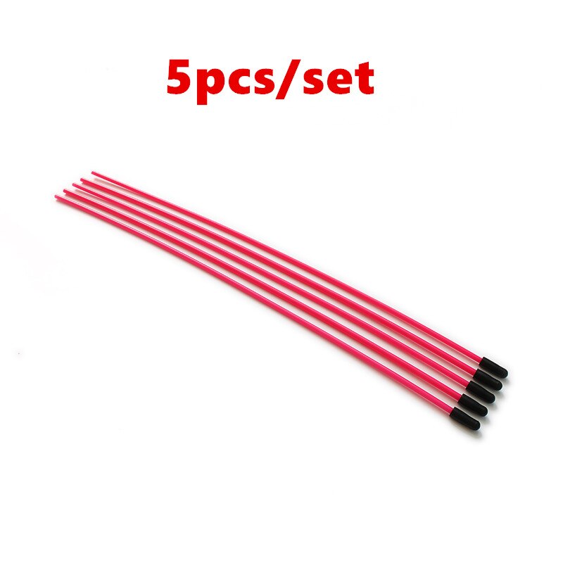 Tube récepteur d&#39;antenne en plastique, 300mm, avec capuchon pour récepteurs 2.4ghz, pièces de bateau pour voiture 1/5 1/8 1/10 RC, 5/20 pièces: red 1 set