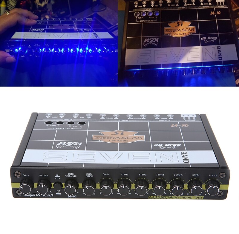 Car 7 Band Equalizer Modified Car EQ Equalizer Class Fever Car Tuner