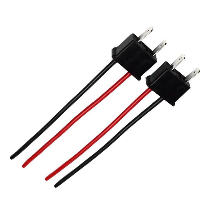 1 par de bombilla H7 conector adaptador macho para faro antiniebla para coche