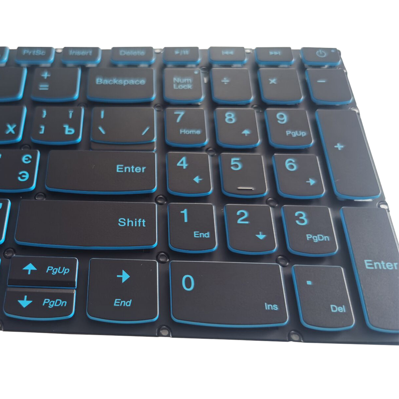 RU/RussianLaptop Keyboard for Lenovo IdeaPad L340-17 L340-15 L340-17IRH L340-15IRH With Blue Backlight