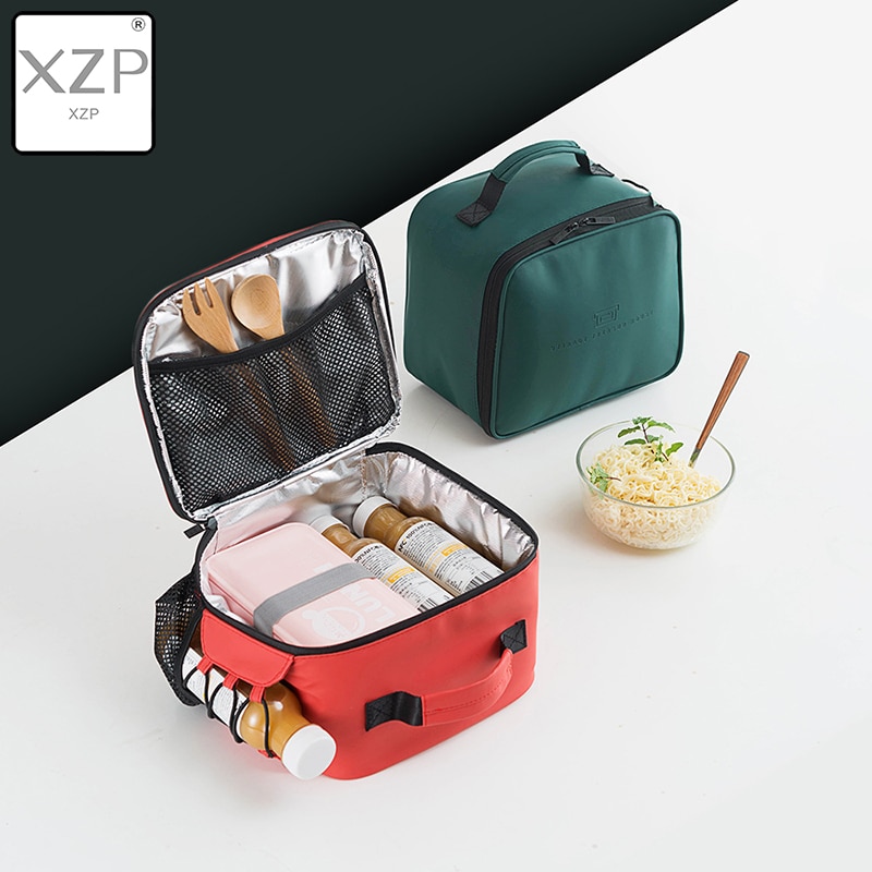 XZP Portable isolé refroidisseur sac à déjeuner Isotherme nourriture thermique sac de pique-nique pour femmes enfants hommes Thermo sac boîte à déjeuner
