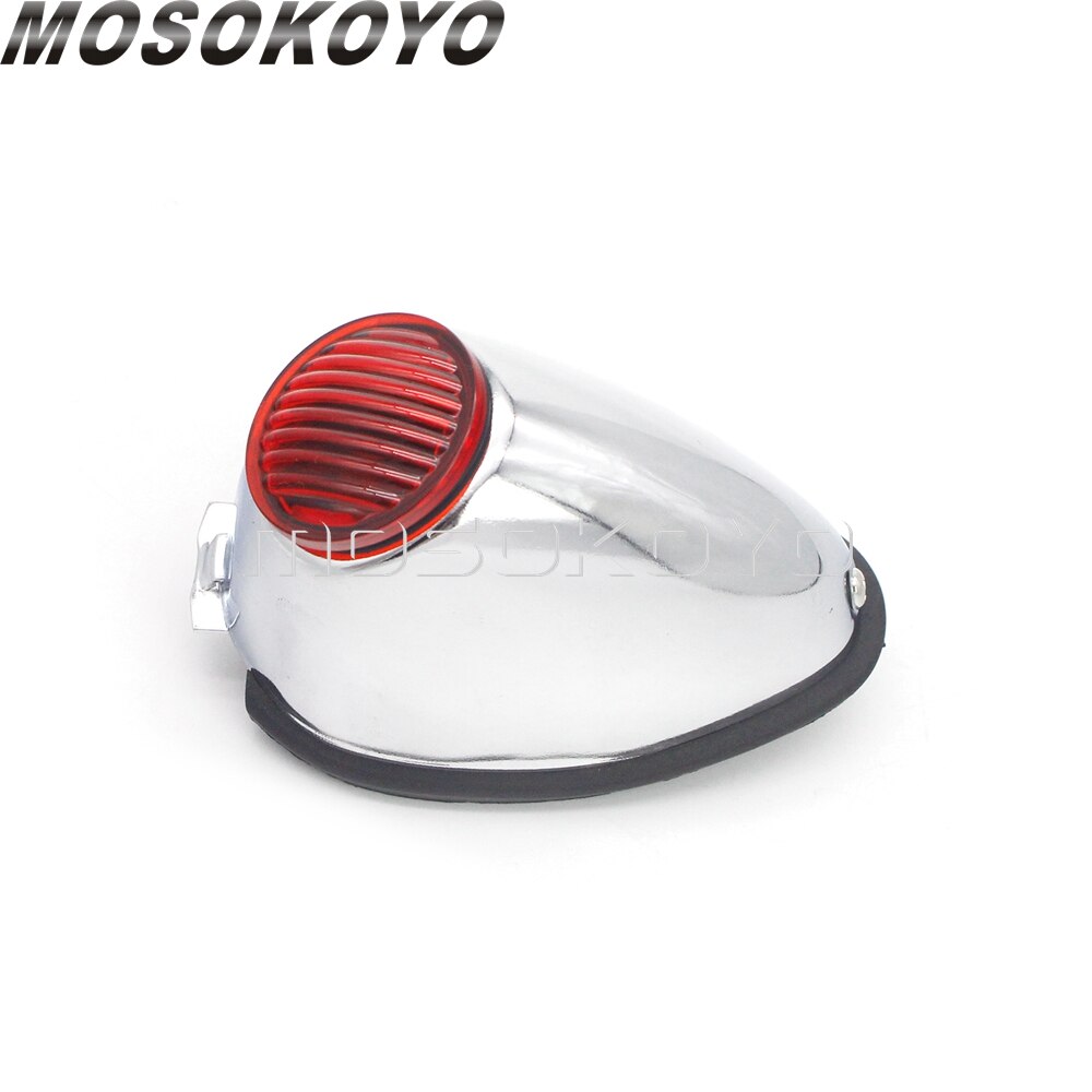 Guardabarros Sidecar de 12V, luz trasera de frenos cromada para BMW Zundapp DB KS KS750 M1 M1M M1S M72 R12 R75 R51 R61 R66 R71 K750