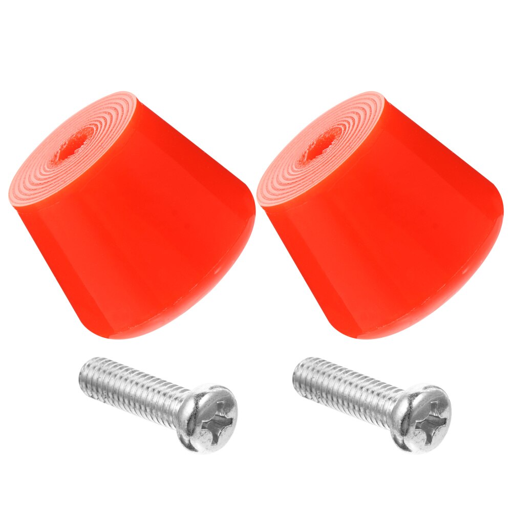 4Pcs Rolschaatsen Remblok Rolschaatsen Remblokken Remmen Schoenen Houder: Red