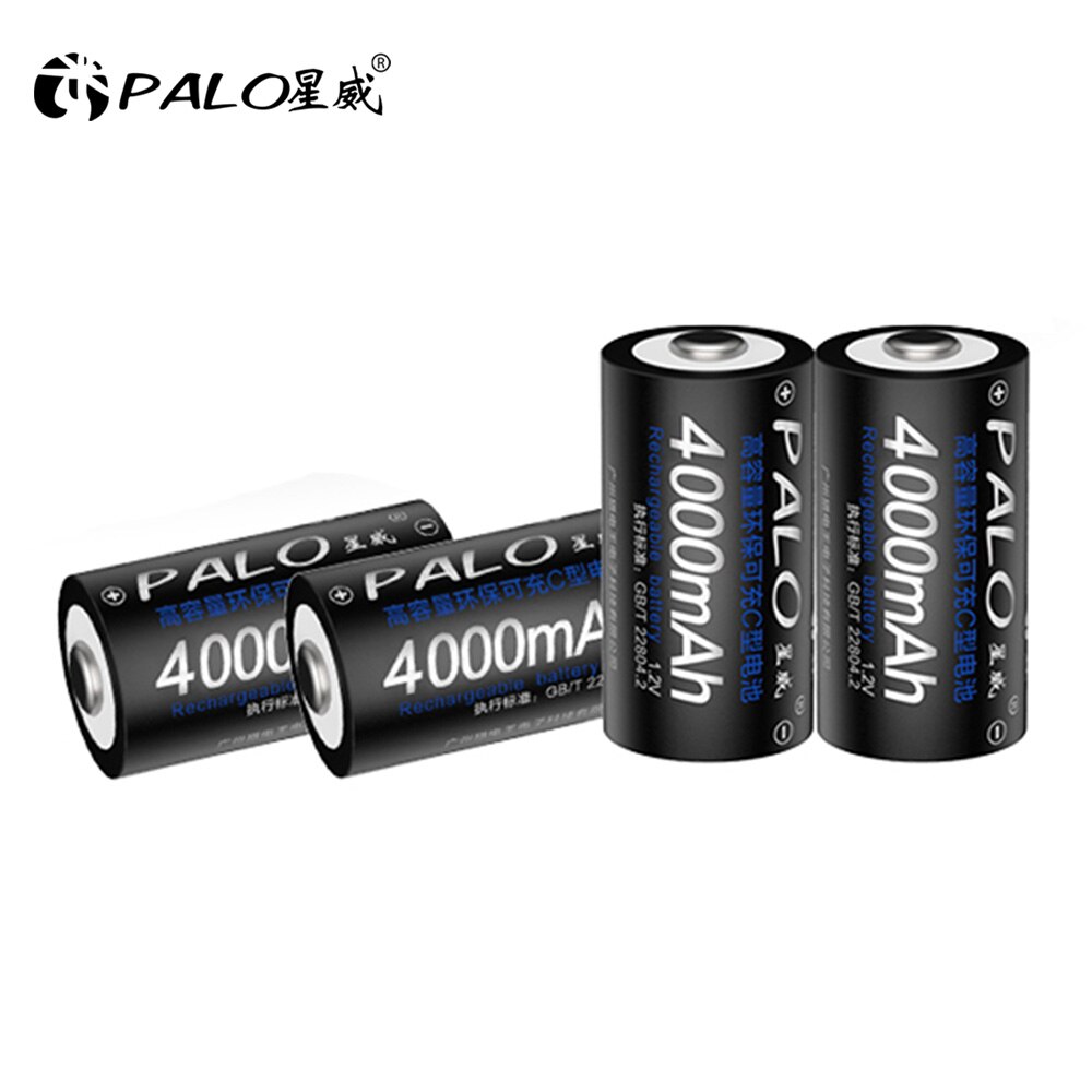 R14 C Cell 1.2V C size rechargeable battery 4000mAh NI-MH batteries for LED Candle Gas Cooker/Car Toy Radio