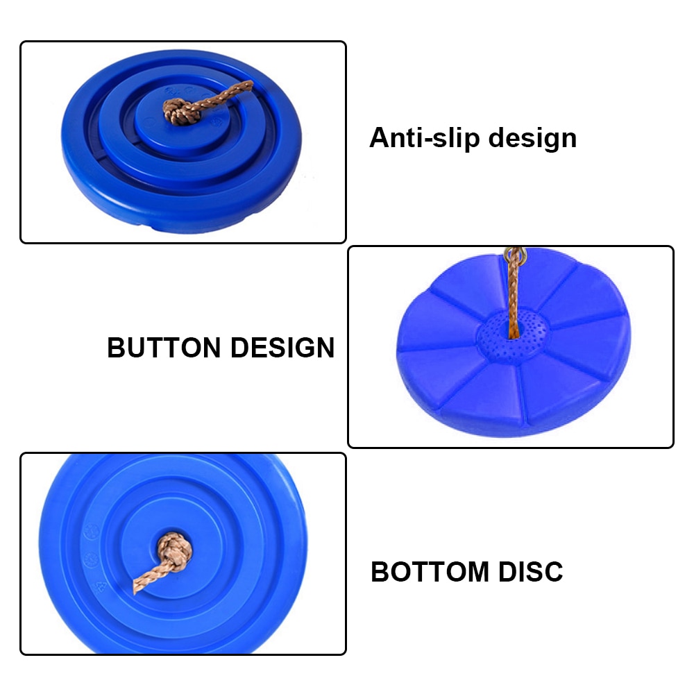 Asiento de columpio para exteriores, accesorio para patio trasero, columpio para niños, asiento de disco