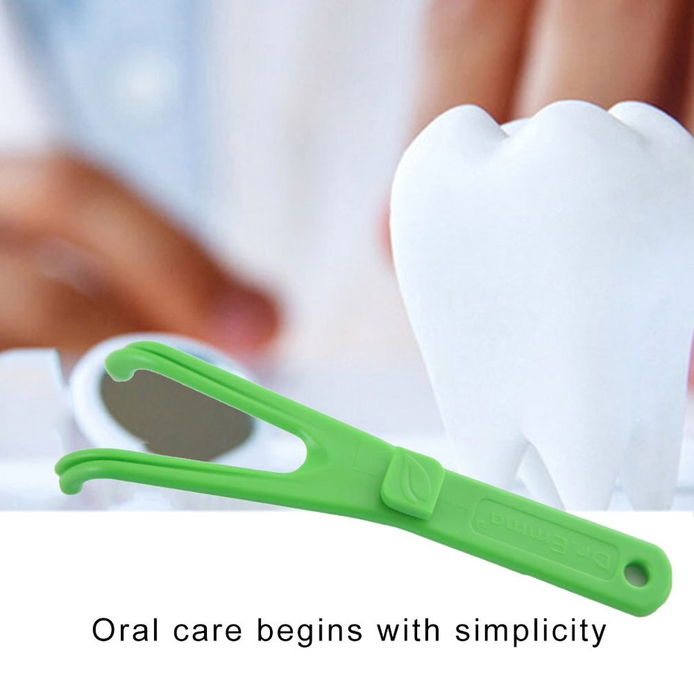 Y Shape Dental Flosser Holder Floss Interdental Cleaner Tooth picking device