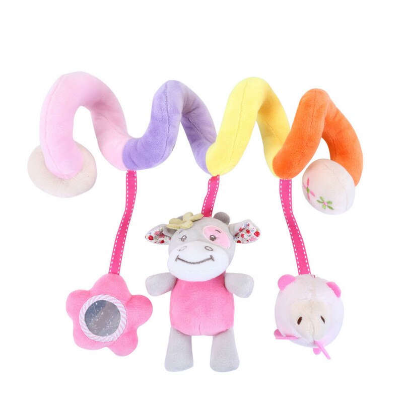 Baby Rattles Mobiles Children Activity Spiral Crib Bed Bell Baby Playing Kids Stroller Newborn Educational Toy for Children