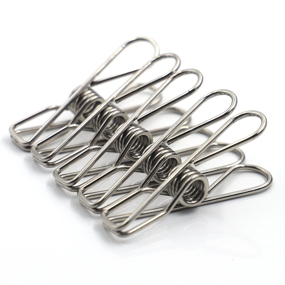 Rvs Wasknijpers Metalen Clip Sokken Clip Wasknijpers Metalen Lente Clip Lederen Ambachtelijke Metalen Kleding Clip