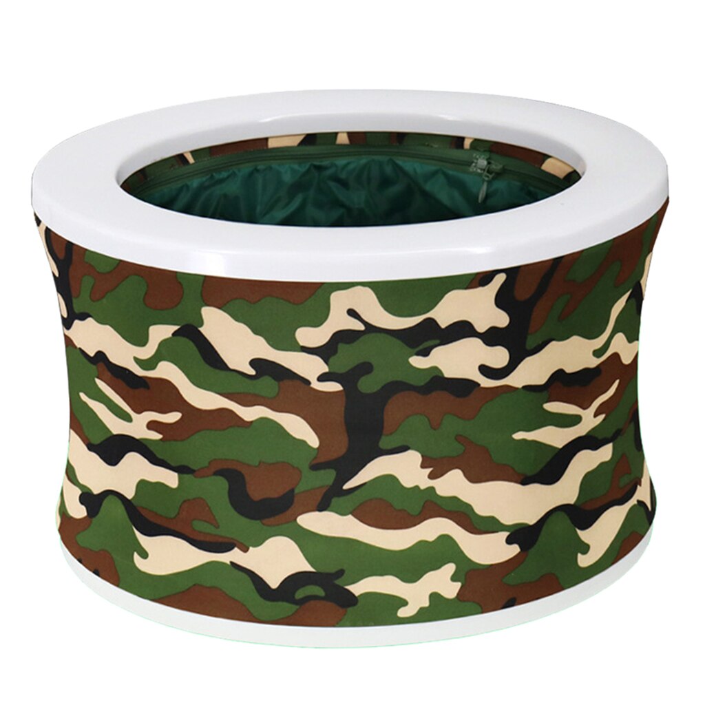 Draagbare Volwassenen Opvouwbare Wc Auto Commode Voor Camping Wandelen Reizen, Lichtgewicht