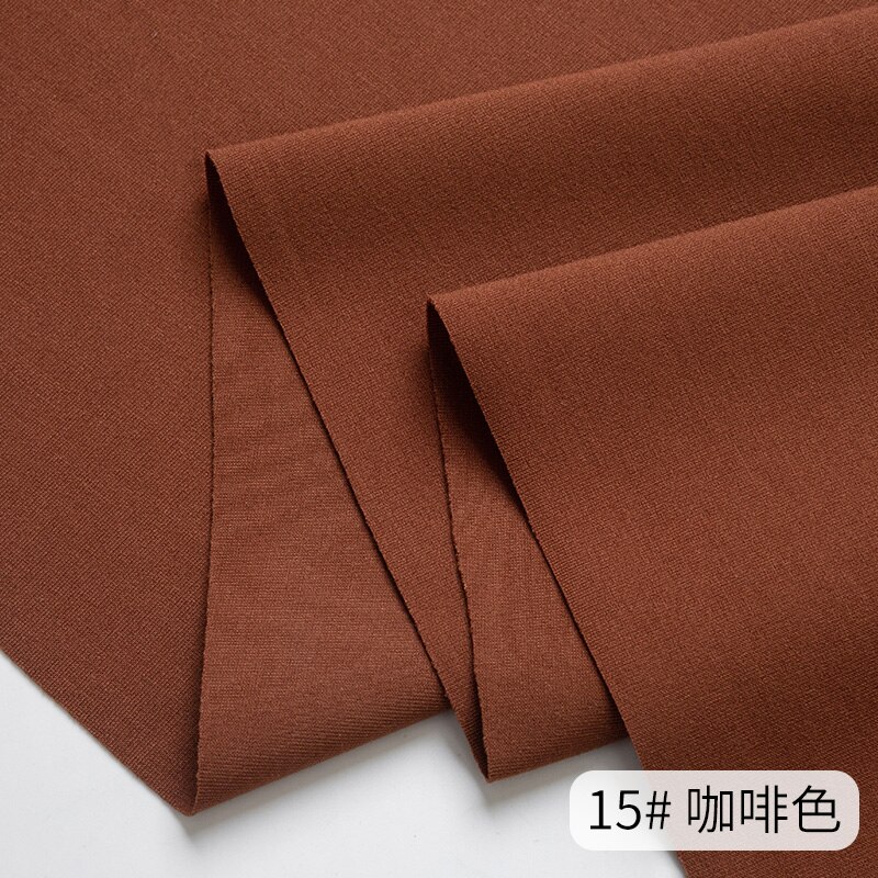 Bred 62 " bomuldspandex materiale høj elastisk side to vejs stretch strik stof t-ærmet hættetrøje kjole nederst skjorte bukser stof: Nr. .15