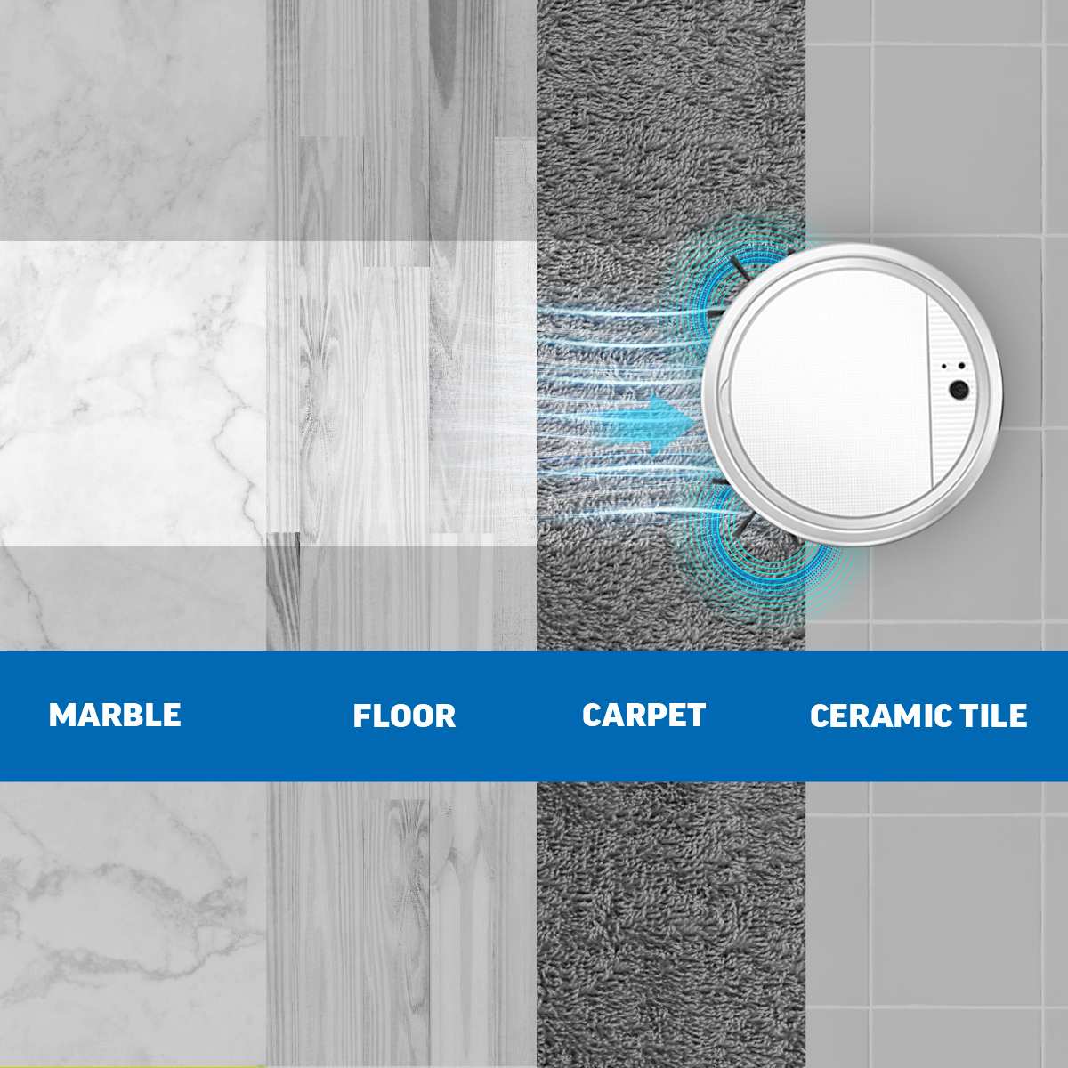 1800Pa Smart Robot Vacuum Cleaner UV Sterilization Auto Rechargeable Floor Sweeping Robot Dry Wet Mopping Vacuum Cleaner Machine