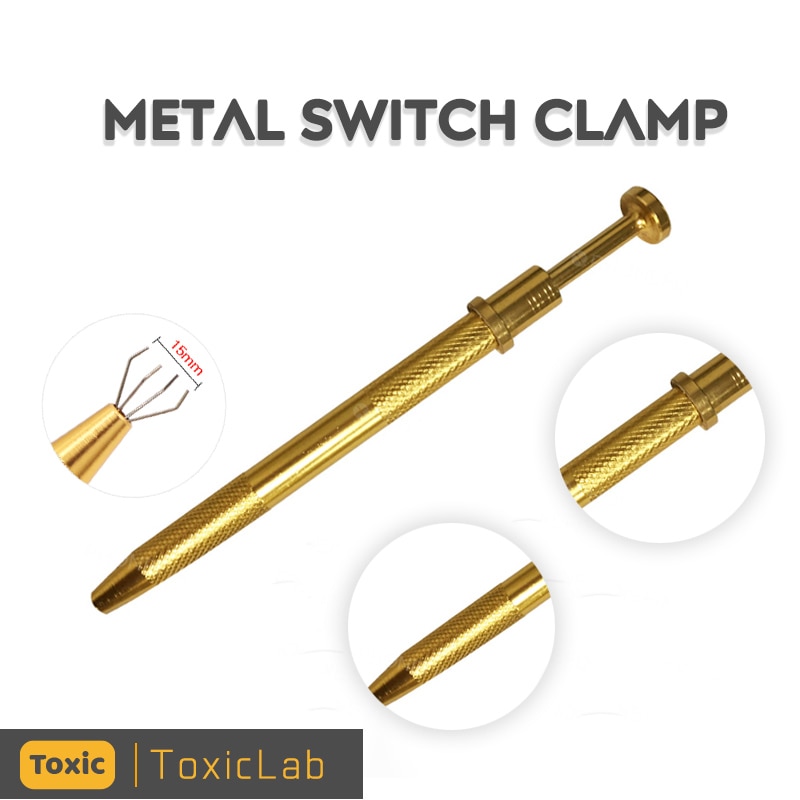 Metal Switch Clamp Lubricating Switch Grab Pen Holder Mechanical Keyboard Lubricating Shaft Clamp Lubricating Pen