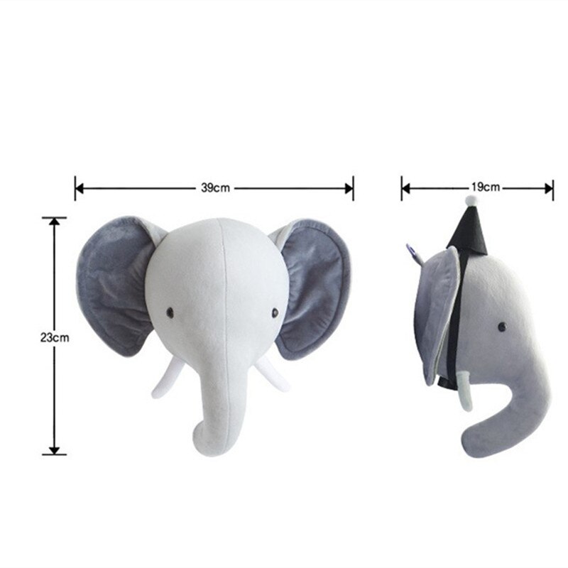 INS nordique éléphant Elk licorne bébé à la main bébé oreiller bébé lit pare-chocs berceau infantile chambre décor photographie accessoires