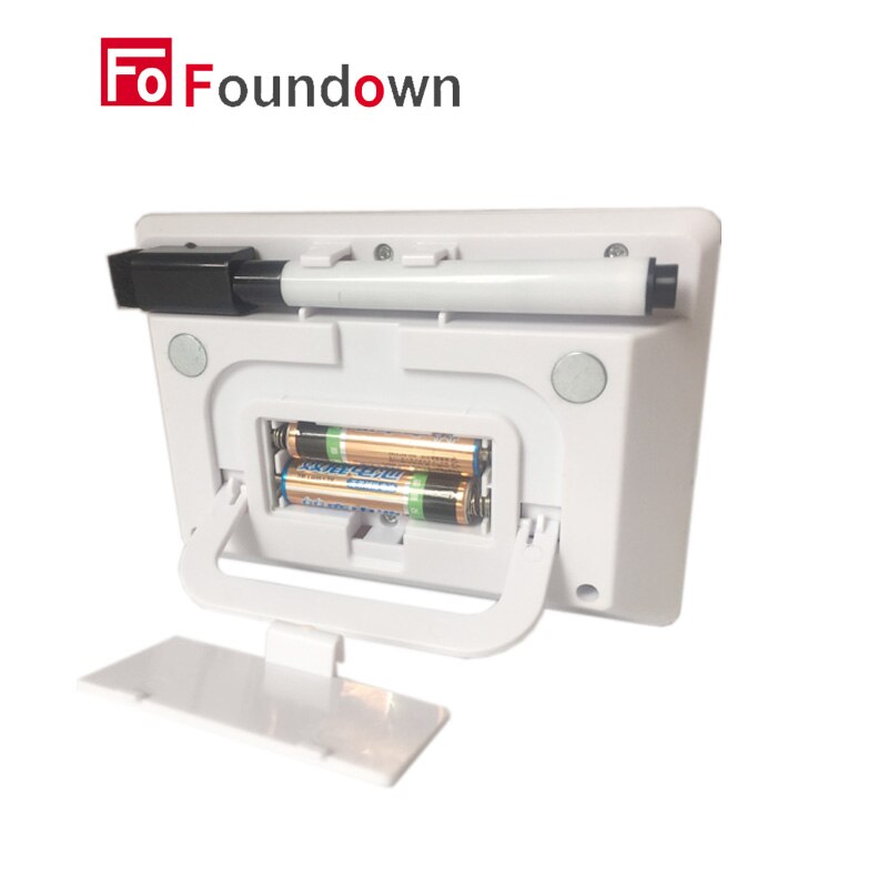 Digital Kitchen Timer Large LCD 4 Channel Digital Timer Kitchen Timer Count Down Up Timer tablets KT002(White button)