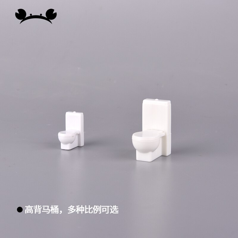 5 Stück 1/20 1/25 1/30 Puppenhaus Badezimmermöbel Spielzeug Toilette Closestool Miniatur Zubehör Puppenhaus Innenlayout