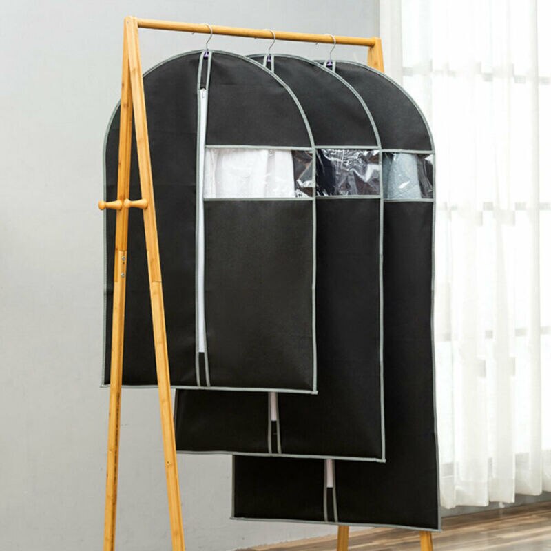 Universele ademende vochtwerende non-woven kleding stofhoes zichtbare kledinghoes ritssluiting opbergzak beschermer
