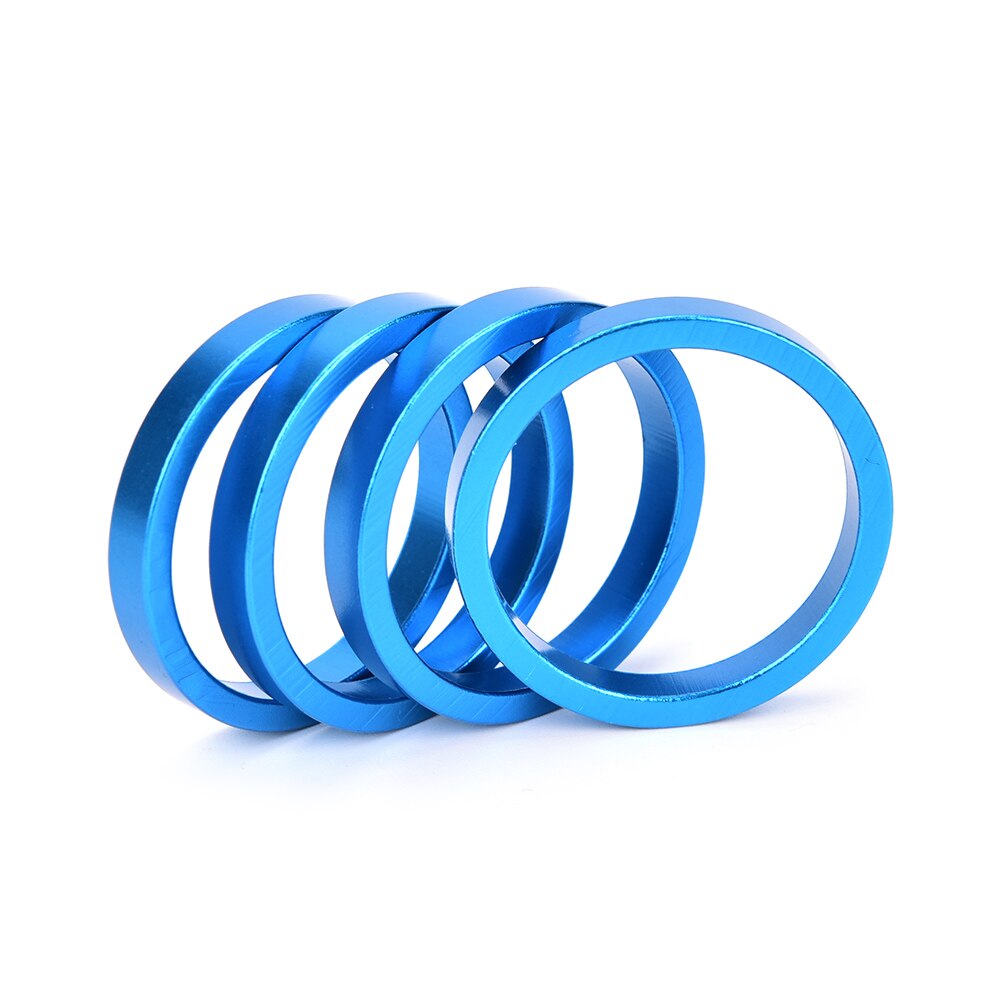 Alumiinihaarukka aluslevy metalliseos kuulokkeet varsi spacer maantiepyörä 4 kpl/setti 5mm 28.6mm korkki mtb pyöräilyyn