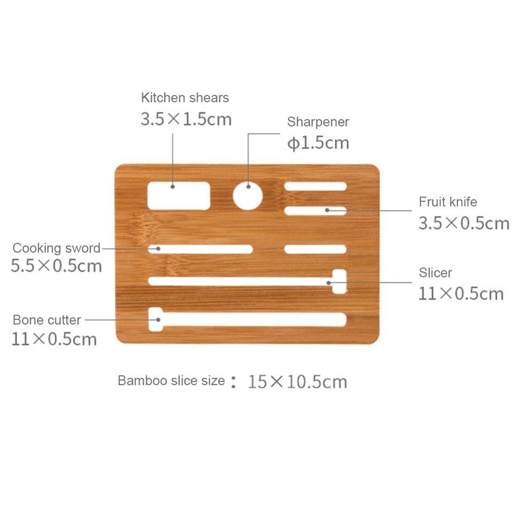 Multifunctional countertop knife storage rack Nachuan kitchen supplies iron outer frame with tray drain knife rack