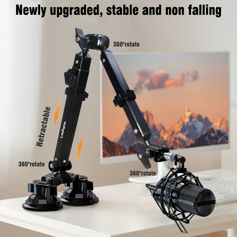 Mikrofonarm-Mikrofonständer für Blau Yeti FIFINE bin8 K669B HyperX QuadCast SoloCast beim2020 Shure SM7B MV7 und andere Mikrofonen
