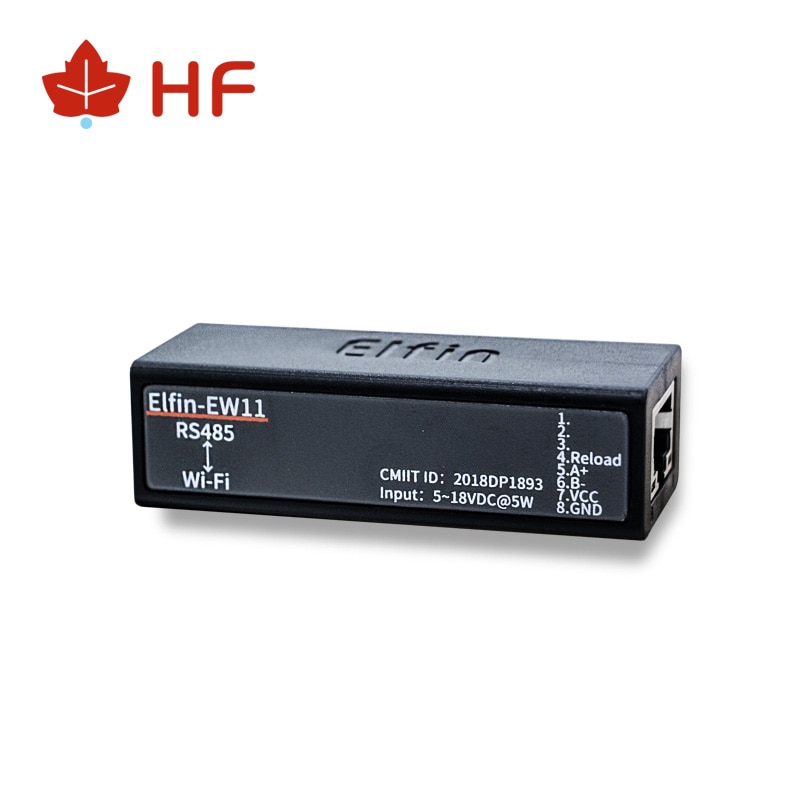 HF Elfin-EW11 Mach3 Modbus TCP IO Serial RS485 to WiFi Device Server HF Module Data Transfer via WiFi