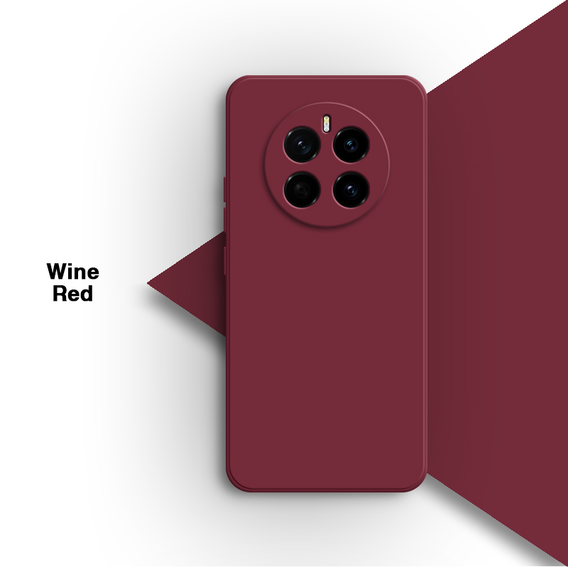 Accesorios originales contraportada para Honor Magic 7 Magic7 Pro Lite 7Pro 7Lite 5G carcasa suave de silicona protección de cámara funda de teléfono: Morado / Para iPhone 15