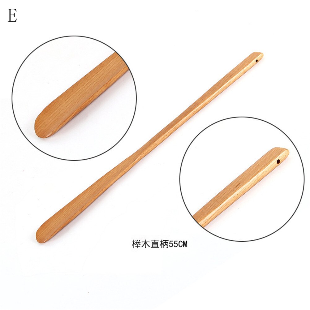 craft Wooden Shoe Horn Wooden Long Handle Shoe Horn Lifter Shoehorn: E