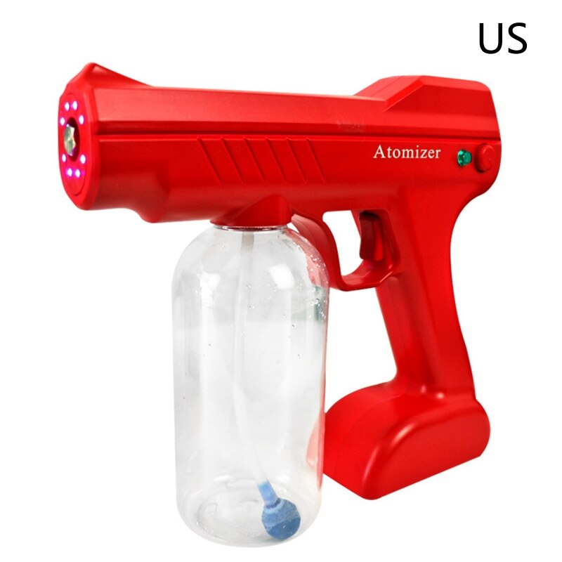 Handheld Nano Sanitizer Spritzgerät Hause Desinfektion Zerstäuber Blau Strahl kabellos Desinfektionsmittel Maschine Dampf sprühen Luft Reinigung Auszustatten: R
