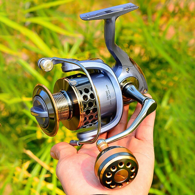 Compact Water Wheel Fish Wheel, DR Full Metal Cup Fishing Wheel, 5.2:1 High Speed Ratio Kastking Spinning Reel