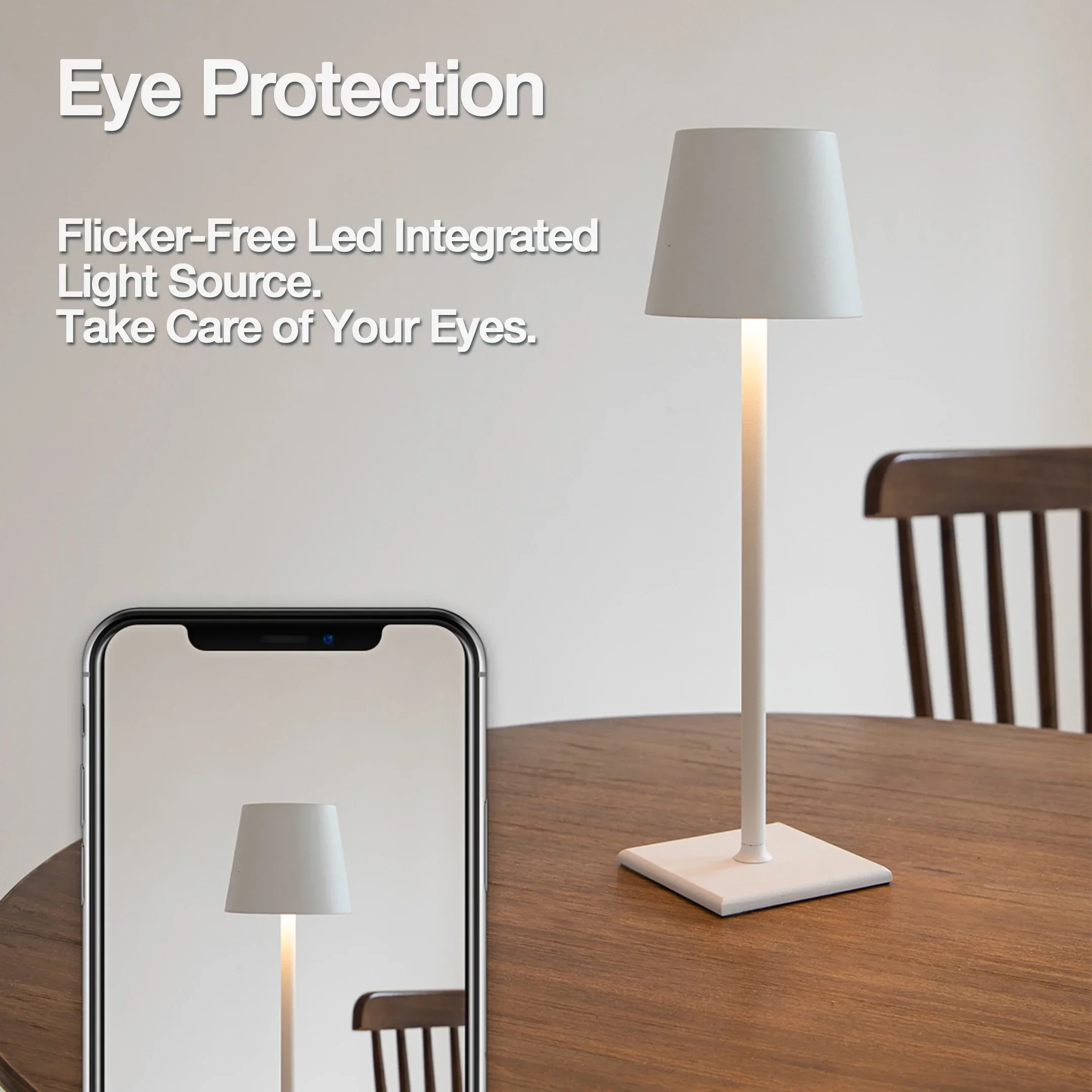 Zafferano Poldina LED wandlamp met oplaadbare batterij, dimbaar